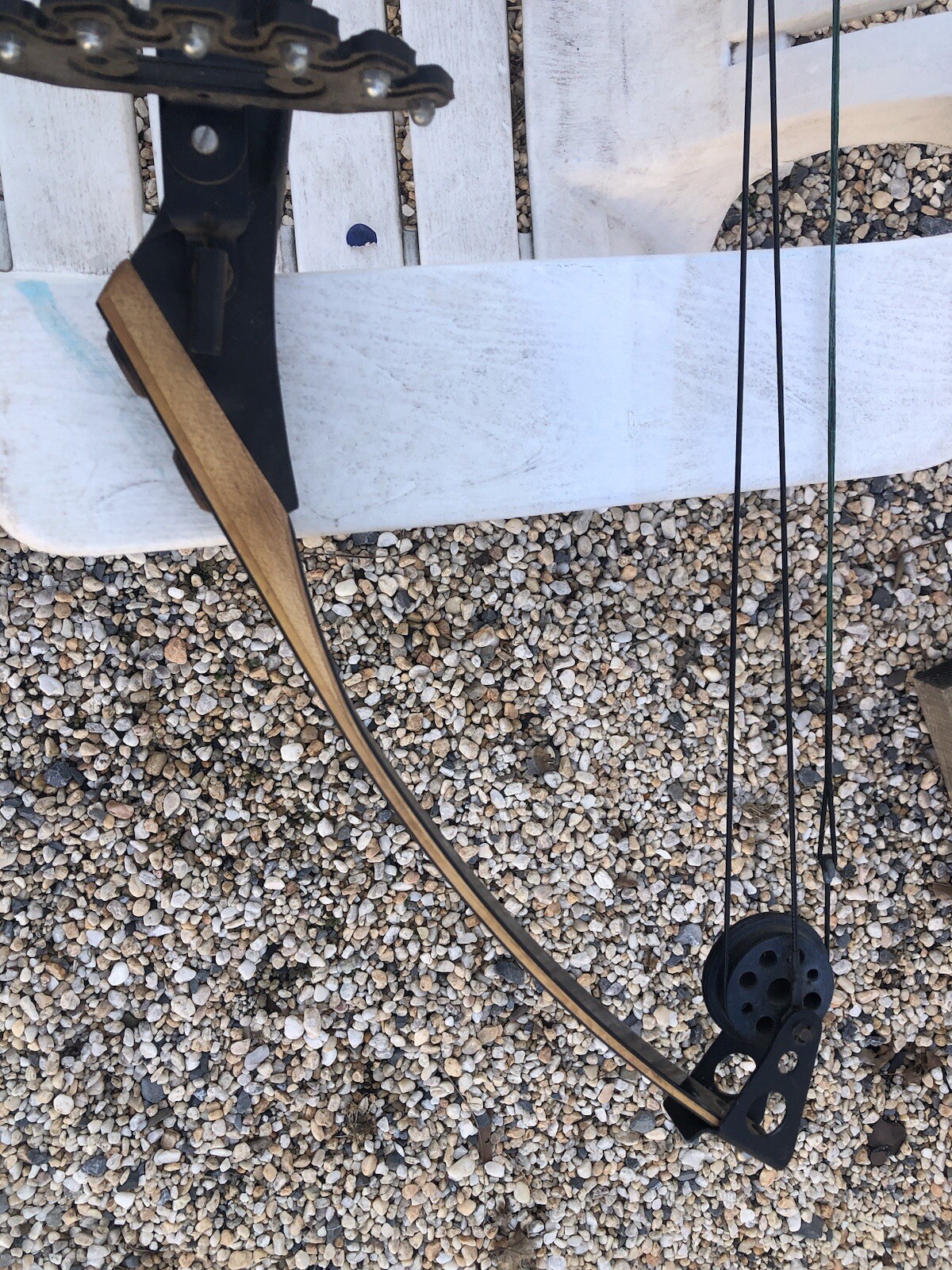 BOW Vintage Jennings Compound Bow Model T Hunting Bow, Archery Left