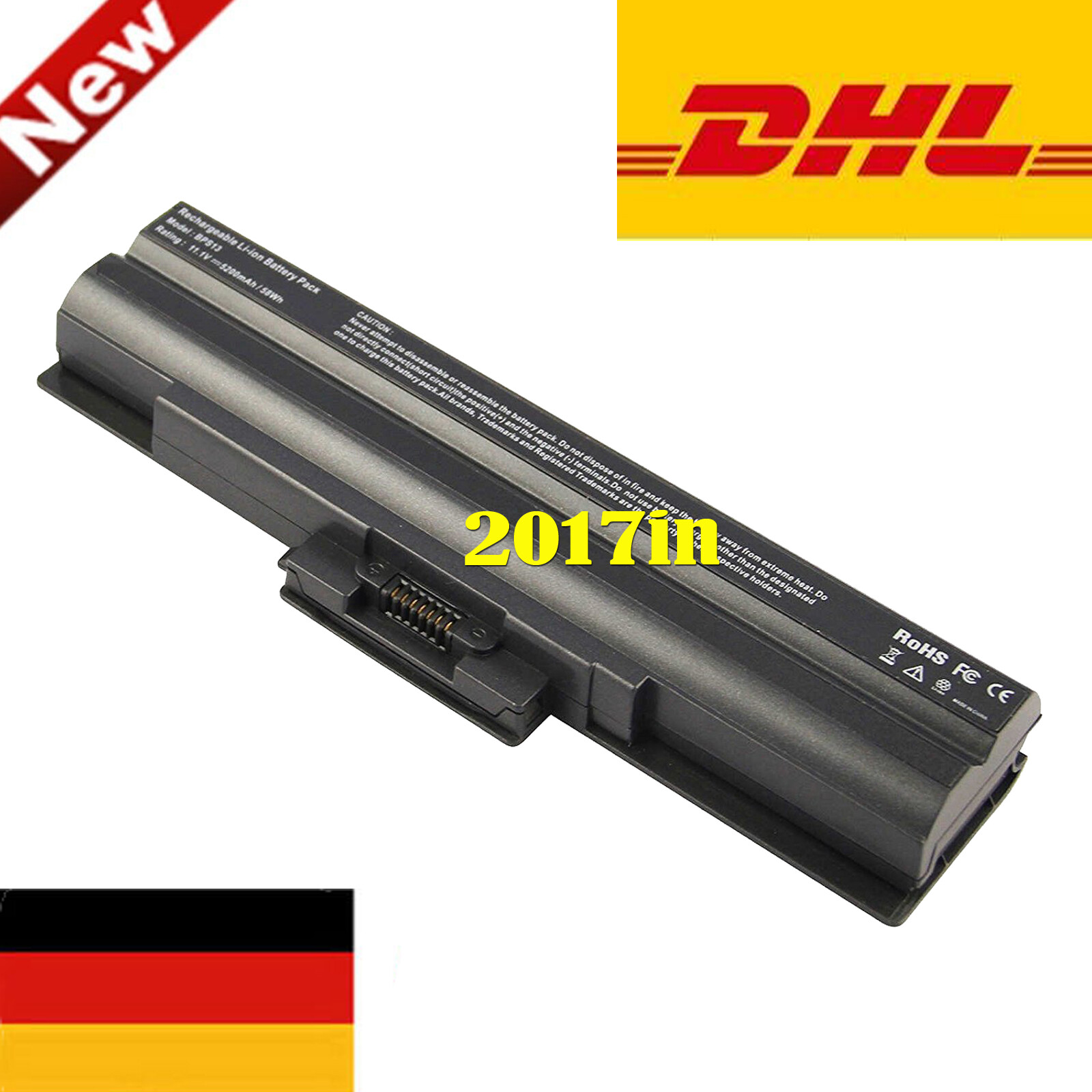 AKKU für SONY VAIO VGPBPS13 VGPBPS13/B VGPBPS13/Q VGPBPS13A VGP