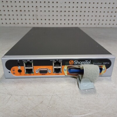 ShoreTel Telecom Switch ShoreGear 220T1A SG-220T1A 600-1057-21 - POWERS ON