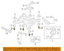 GM OEM 08-17 Caprice Suspension Components-Susp Crossmember Bolt 92138973