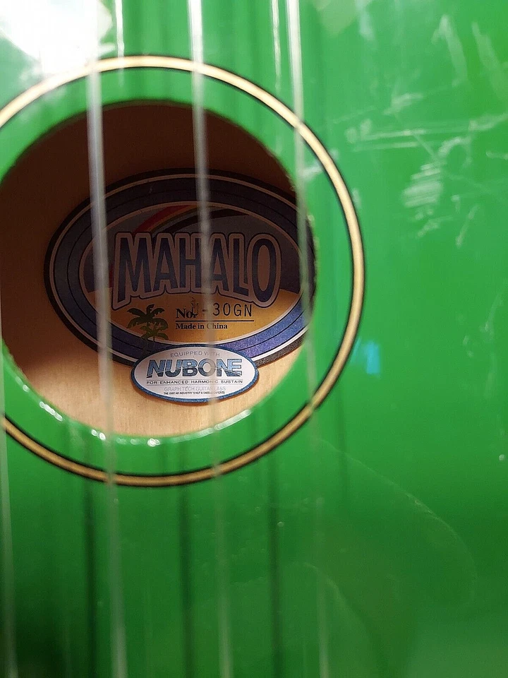Mahalo Rainbow Series MR1 Soprano Ukulele Green - Image 4 of 4