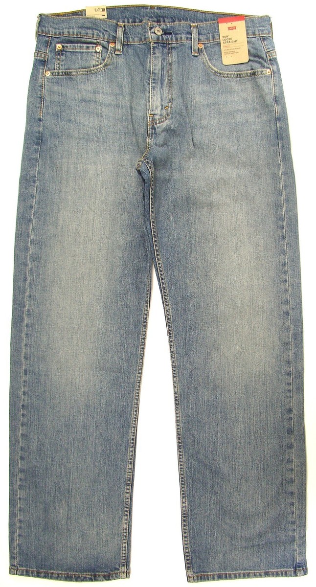 Levis 569 Jeans New Mens Loose Fit Stretch Straight Leg