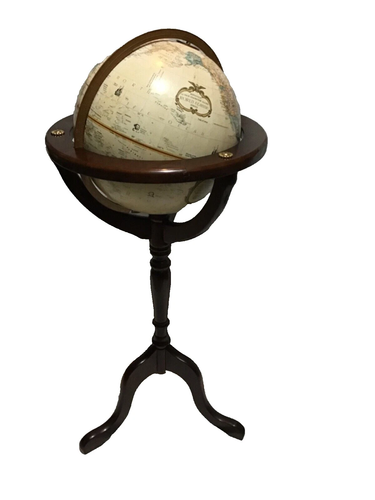 Vintage Original suelos mundiales antiguos Globos