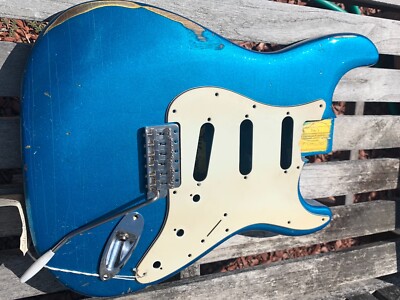 JVG ST BODY RELIC 60s Nitro Lacquer Ocean Blue Pearl Met ORDER  YOURS  JVGuitars