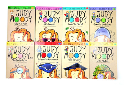 Megan McDonald Judy Moody Lot of 8 Children's Chapter Books 1-6, 8-9 | eBay