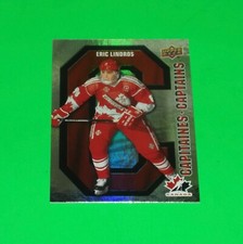 TIM HORTONS 2021 TEAM CANADA UPPER DECK ERIC LINDROS CAPTAINS HOCKEY CARD CC 10