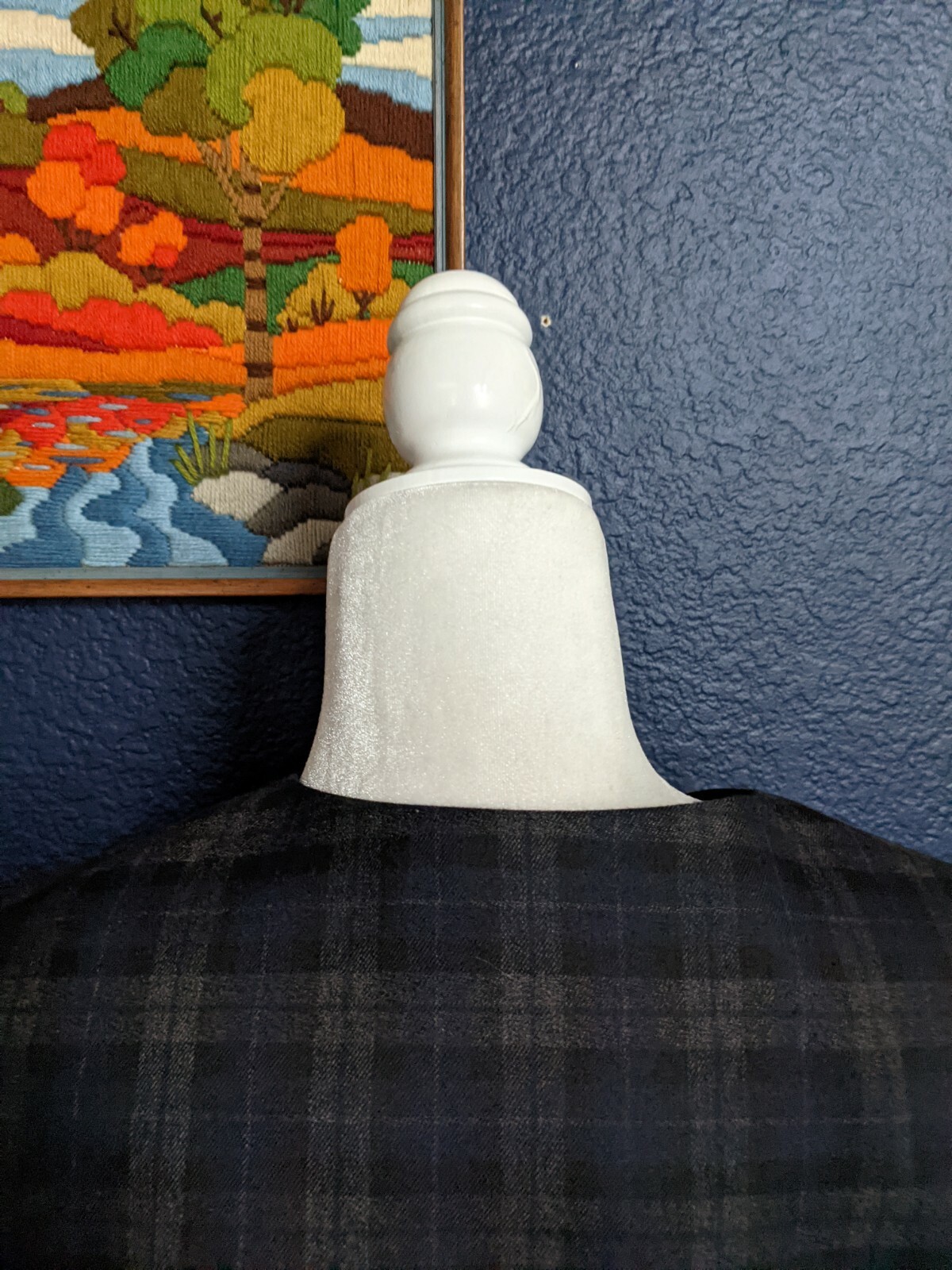 Zara Basic Collection Blue Plaid Bell Sleeve Jack… - image 6