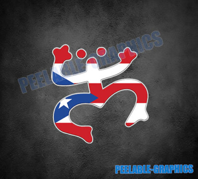 Coqui Vinyl Decal Sticker Puerto Rico frog bumper window boricua taino