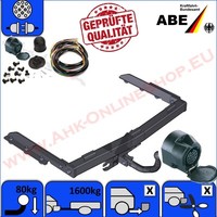 AHK & ES13 E-Satz FüR Chrysler Voyager IV RG Bj Ab 2000 AnhäNgerkupplung