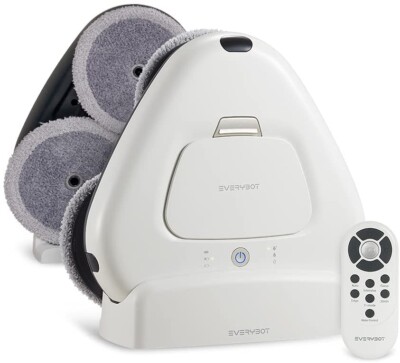 Three-Spin, Heavy-Duty Wet Mopping Robot for Hard Floor Care with Super Easy