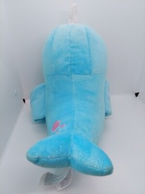 USED Fingerlings HUGS Nikki (Blue Glitter) Interactive Plush Narwhal WowWee