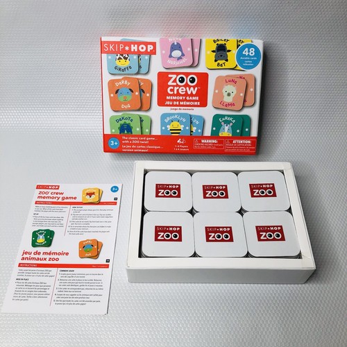 Skip Hop Zoo Crew Animal Memory Game Toddler Child (Age 3+, 1-4 players) - Picture 3 of 10