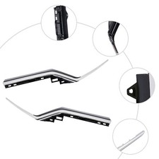 Chrome Front Grille Headlight Strip Trim Molding For Honda CR-V CRV 2020-2022