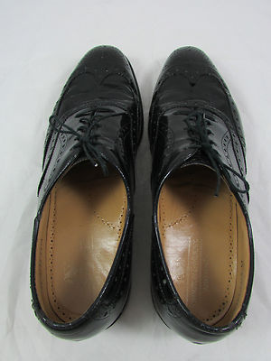 Johnston Murphy Aristocraft Wing Tip Men's 10.5 Shoes Black