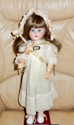 Poupée Porcelaine Ancienne Armand Marseille 390 - 36 Cm - Fille - élastiques à Revoir