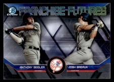 2018 Bowman Draft #FF-NYY Anthony Seigler / Josh Breaux Franchise Futures card