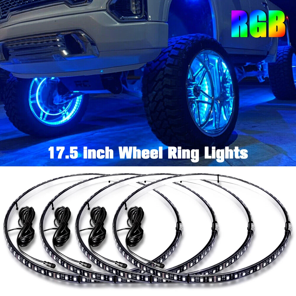 Chasing RGB Wheel Lights For Trucks, With Turn Signal And, 46 OFF