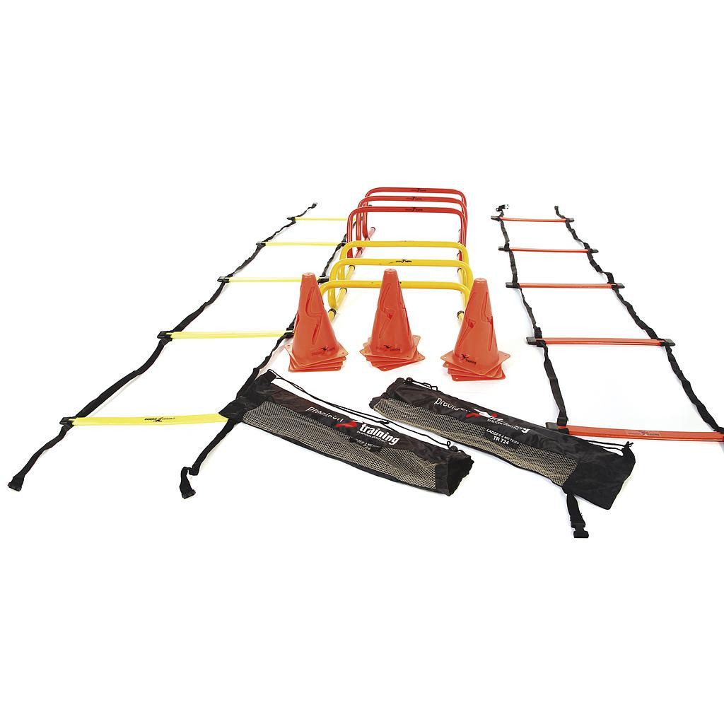 Precision Football Junior Speed Agility Kit for Speed Agility Co-ordination