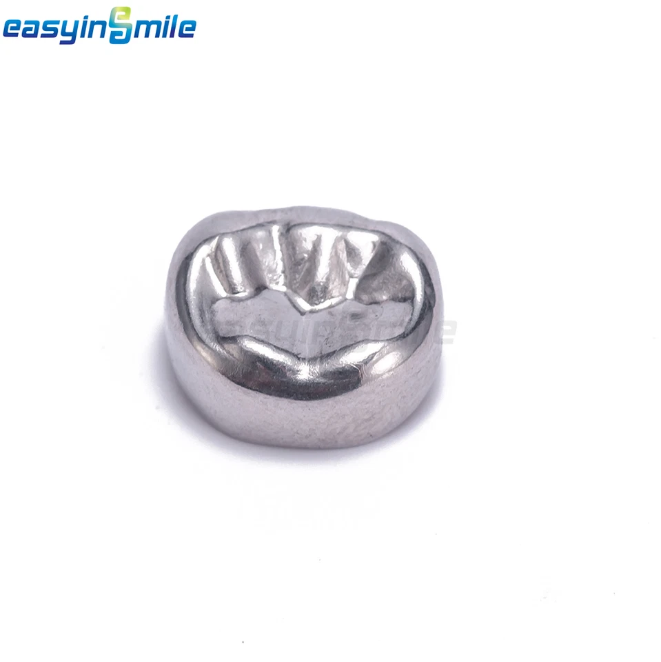 5 piezas Coronas dentales D primarias E molares niños acero inoxidable corona primaria pediátrica Foto 4 de 4