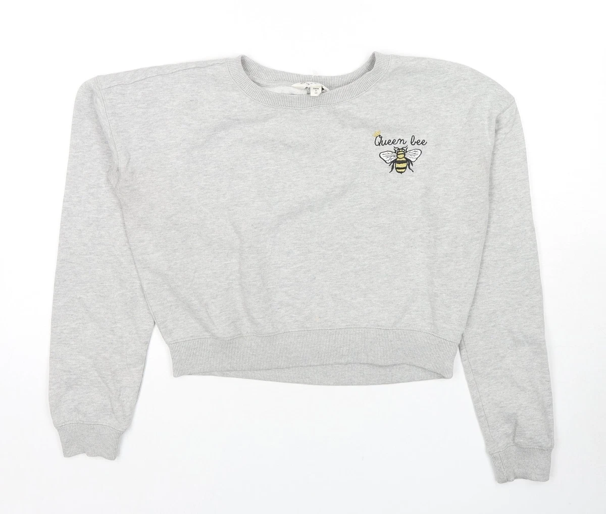 Sweat Miss Selfridge Jaune - 100% Coton - Femme Taille M - Pull Jersey