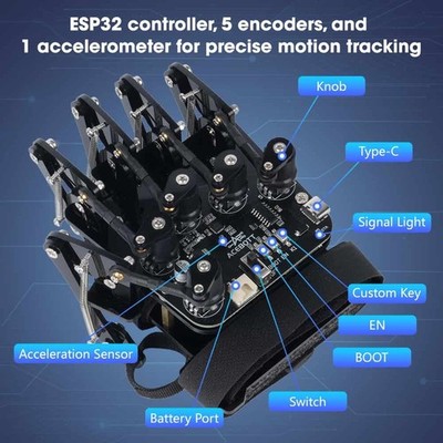 ACEBOTT ESP32 Bewegungssensorhandschuh | Unterstützt Arduino