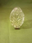 Vintage 1990's Waterford Crystal Annual EGG with Glass Base