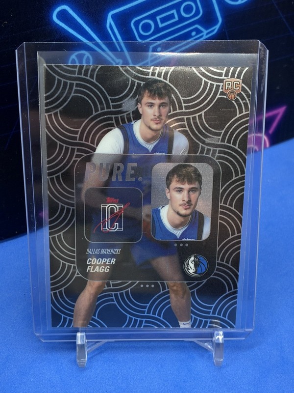 2025-26 Topps Signature Class NBA COOPER FLAGG PURE RC ROOKIE NM MINT Mavericks