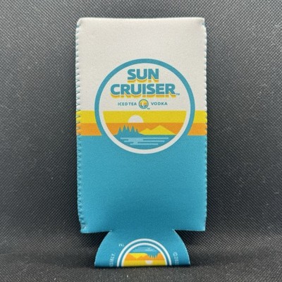 Sun Cruiser Iced Tea Vodka Koozie Can Cooler - Slim Cans - NEW