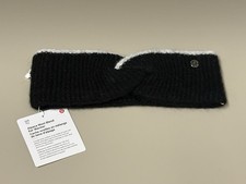 lululemon knit Headband O/S NWT Black/white