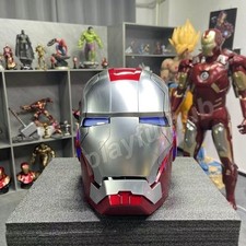 Marvel Legends Iron Man Electronic Helmet Voice Control Avengers Cosplay Mask