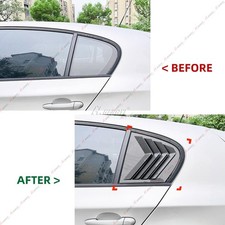 Seitenfenster Abdeckung Viertel Fenster Carbon Optik f�r BMW 1er E87 2005-2011