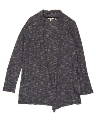 Fat Face Damen Oversize Cardigan Pullover UK 10 Small Navy Blau Gefleckt AO15