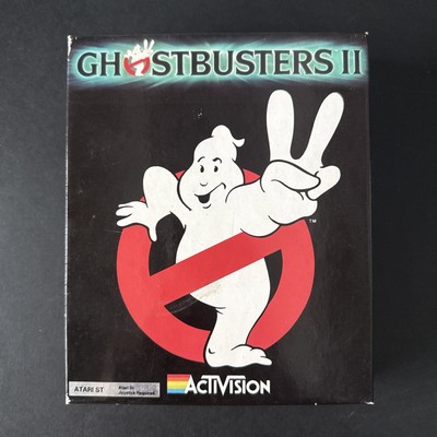 Ghostbusters II ATARI ST Activision Complete Game In Box W/Poster, Pin, Balloon
