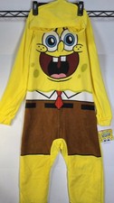 Nickelodeon SpongeBob Union PJ Suit Boys Size Large 10-12 