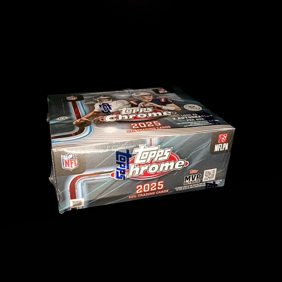 2025 TOPPS CHROME FOOTBALL FACTORY SEALED HOBBY JUMBO BOX *In Hand 