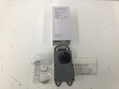 Peco Tf115-001 Line Voltage Mechanical Thermostat, Heat Or Cool, 40 To 110F,