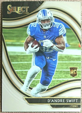 2020 Panini Select Field Level - D'Andre Swift Rookie #351 (SP,RC) Detroit Lions