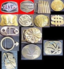 Vintage NOS 1970's Belt Buckles