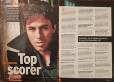 Clippings cuttings - ENRIQUE IGLESIAS - 8 pages