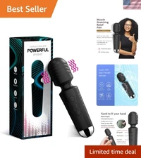 Multi-Speed Waterproof Massager - Rechargeable & Silent for Muscle Relaxation