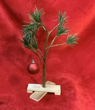 Peanuts Worldwide LLC.  Charlie Brown's Christmas Tree 12 in. Tall very good