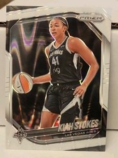 Kiah Stokes #58 2025 Panini Prizm WNBA White Seismic