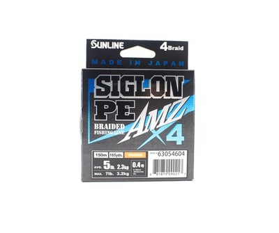 Sunline P.E Linie X4 Siglon AMZ 150M P.E 0.4 5LB Orange (0213)