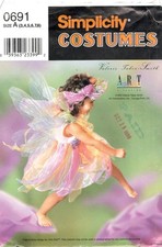 Simplicity 0691 Girls Costume Sewing Pattern Uncut Size 3-8