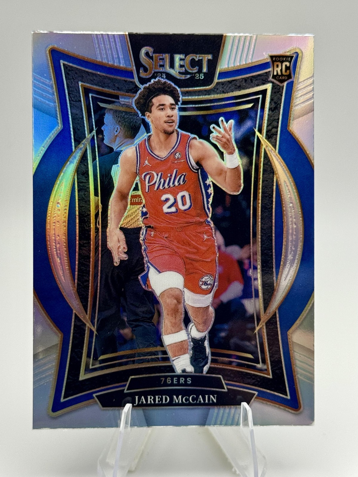 2024-25 Panini Select #82 Jared McCain Silver Prizm