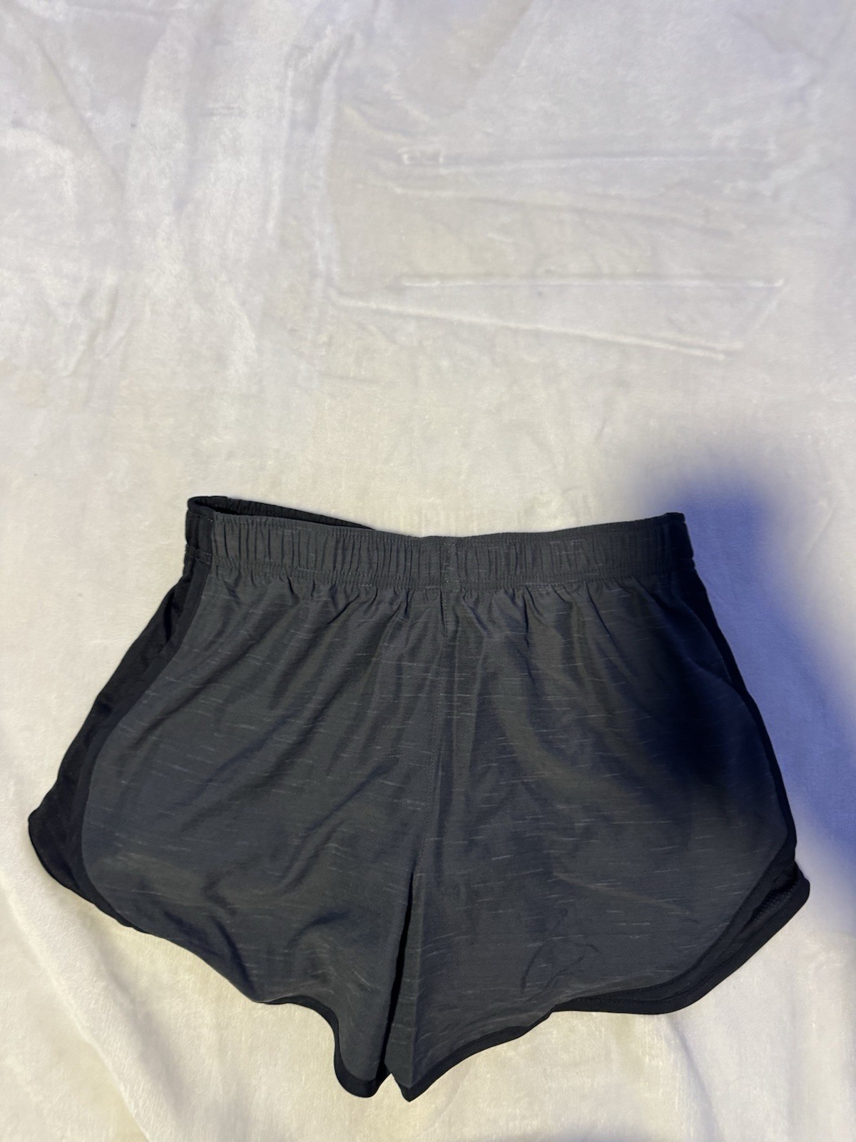 NWT Nike Women's S Tempo Running 3" Shorts DB4487 083 Black Grey Heather New $30 thumbnail 7
