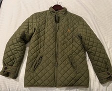 Polo Ralph Lauren Keeps Kids Quilted Full Zip Lightweight Jacket Size Medium