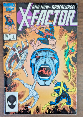 Marvel Comics X-Factor Key Issue 6 VG/FN 1st Appearance Apocalypse