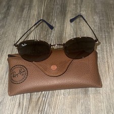 Ray-Ban RB3447 Round Metal Glass Lens Sunglasses