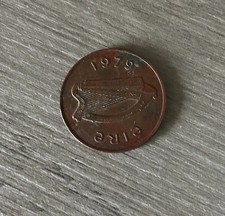 1979 2P Eire Irish 2 pence bronze w/ Harp Ireland Coin